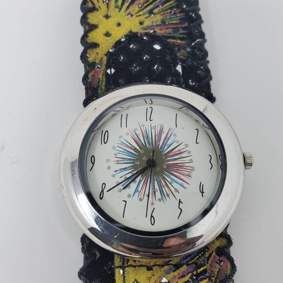 Dover Quartz Wide Band Wrist Watch - Picture 2 of 9
